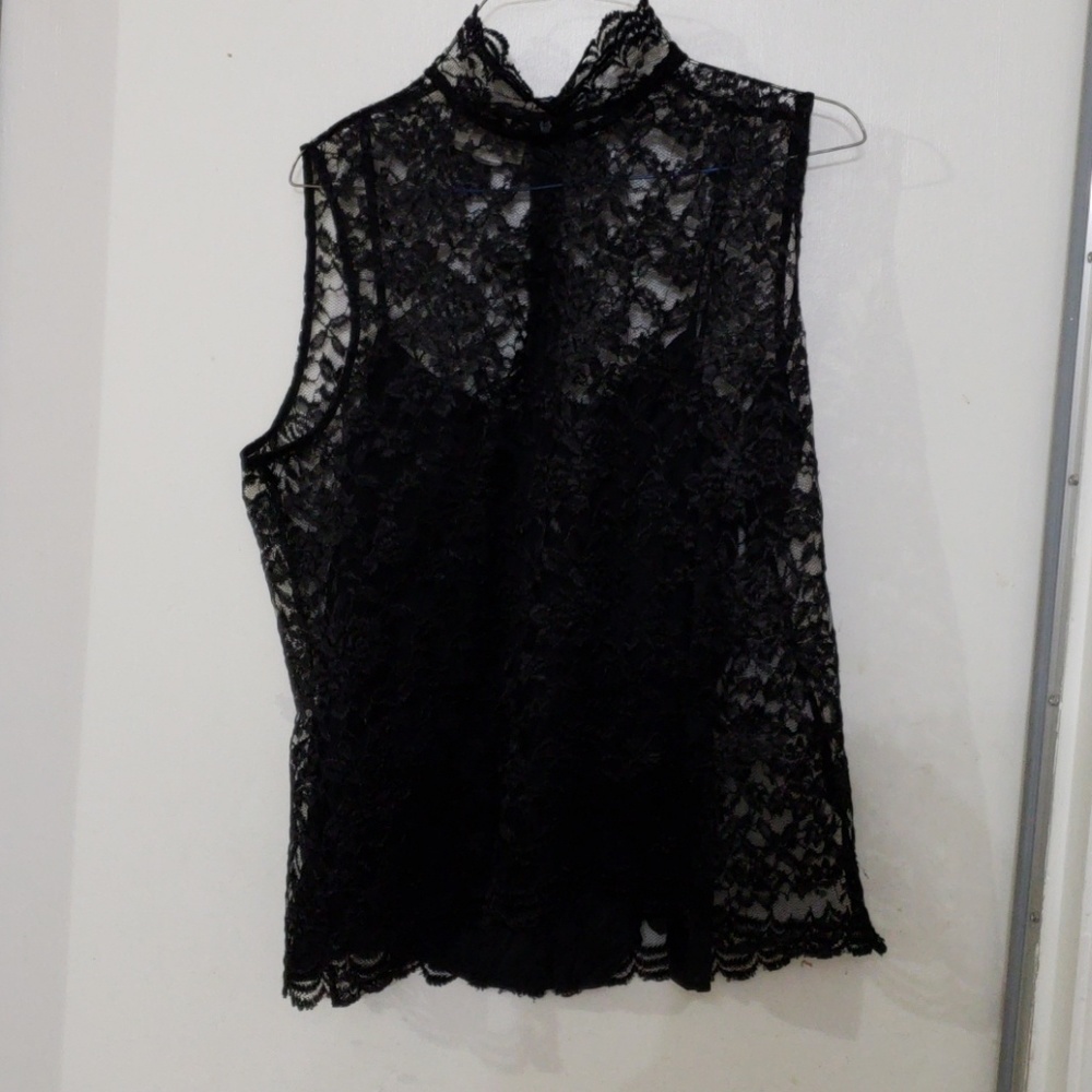 Nieman Marcus Lace turtleneck